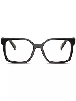 Prada Eyewear очки в квадратной оправе, черный