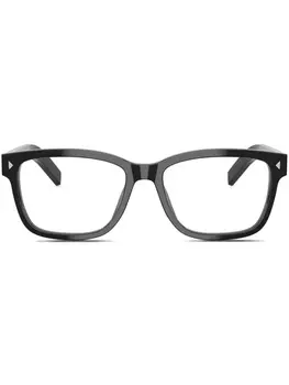 Prada Eyewear очки в квадратной оправе, черный