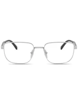 Prada Eyewear очки в квадратной оправе, серебряный