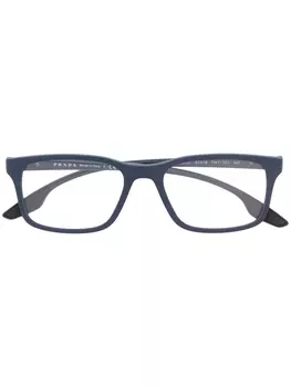 Prada Eyewear очки в квадратной оправе, синий