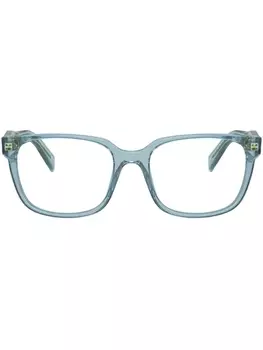 Prada Eyewear очки в квадратной оправе, синий