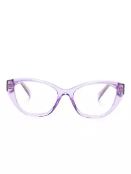 Prada Eyewear очки в оправе 'бабочка', фиолетовый