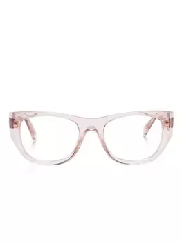 Prada Eyewear очки в оправе 'кошачий глаз', розовый