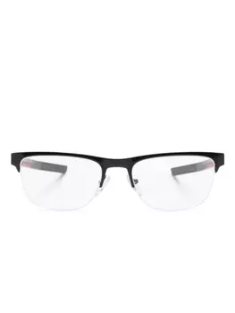 Prada Eyewear очки в прямоугольной оправе, черный