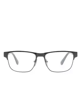 Prada Eyewear очки в прямоугольной оправе, черный