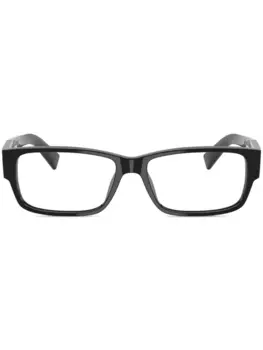 Prada Eyewear очки в прямоугольной оправе, черный