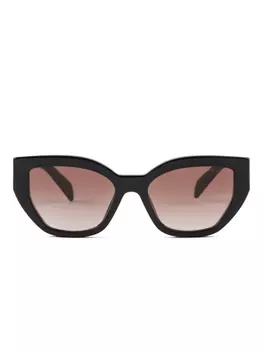 Prada Eyewear oversize-frame солнцезащитные очки, черный