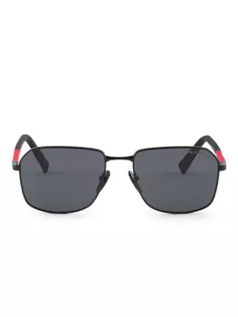 Prada Eyewear pilot-frame солнцезащитные очки, черный