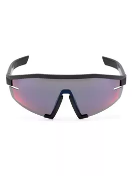 Prada Eyewear солнцезащитные очки Linea Rossa, черный