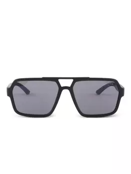 Prada Eyewear солнцезащитные очки Linea Rossa, черный