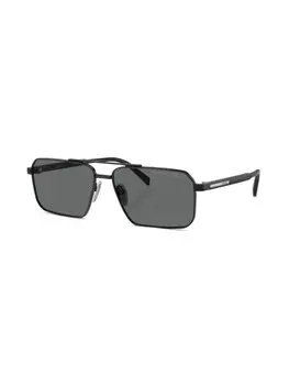 Prada Eyewear солнцезащитные очки-пилоты Prada PR A57S, черный