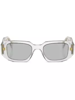 Prada Eyewear солнцезащитные очки Prada PR 17WS в овальной оправе, серый