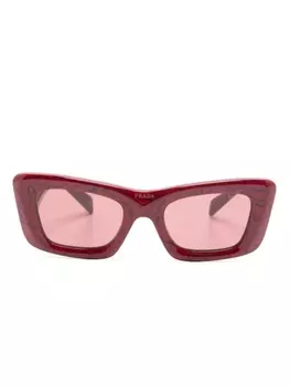 Prada Eyewear солнцезащитные очки Prada Symbole, красный