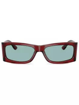 Prada Eyewear солнцезащитные очки Runway, коричневый