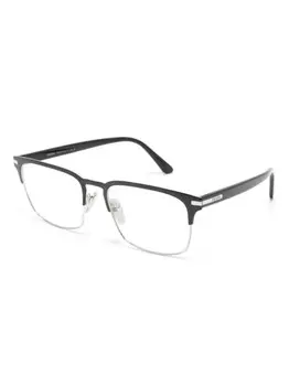 Prada Eyewear солнцезащитные очки с логотипом, черный