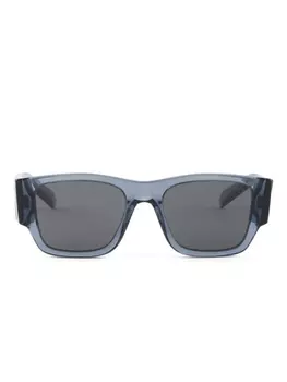 Prada Eyewear солнцезащитные очки с логотипом, синий