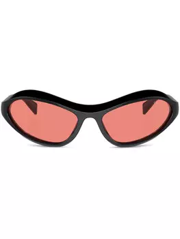 Prada Eyewear солнцезащитные очки Swing, черный