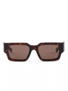 Prada Eyewear солнцезащитные очки Symbole, коричневый