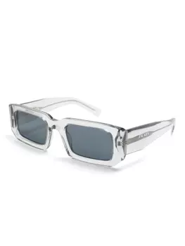 Prada Eyewear солнцезащитные очки Symbole в прямоугольной оправе, серый