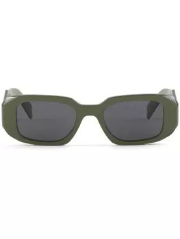 Prada Eyewear солнцезащитные очки Symbole, зеленый