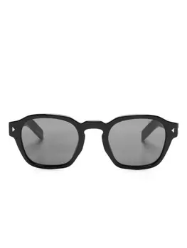 Prada Eyewear солнцезащитные очки Willow в геометричной оправе, черный