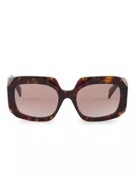 Prada Eyewear Symbole солнцезащитные очки, коричневый