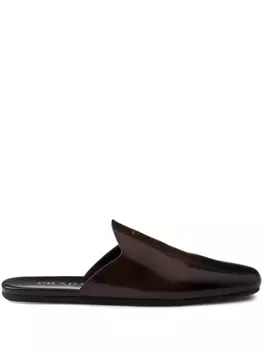Prada фактурные слиперы, красный