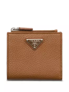 Prada фактурный кошелек, коричневый