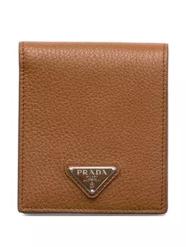 Prada фактурный кошелек, коричневый