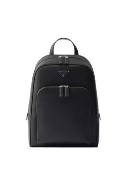 Prada фактурный рюкзак, черный