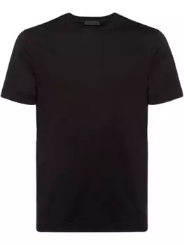 Prada футболка с круглым вырезом, черный