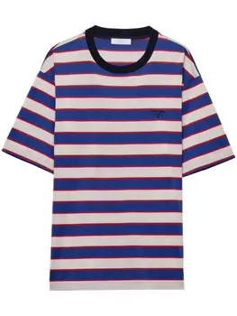 Prada футболка в полоску, синий