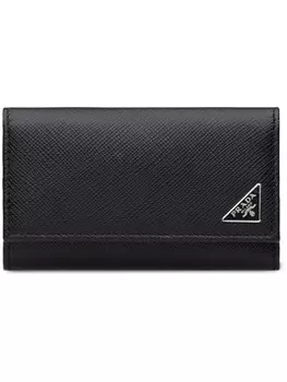 Prada футляр для ключей, черный