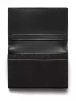 Prada картхолдер с логотипом, черный