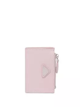 Prada картхолдер с логотипом, розовый