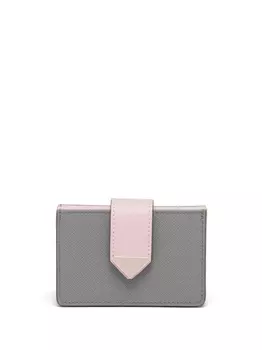 Prada картхолдер с логотипом, серый