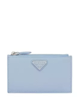 Prada картхолдер с логотипом, синий