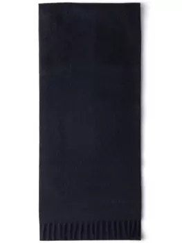 Prada кашемировый шарф с вышитым логотипом, синий
