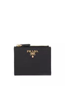 Prada кошелек из сафьяновой кожи, черный