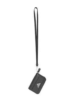 Prada кошелек из сафьяновой кожи, черный
