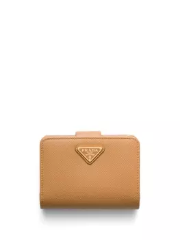 Prada кошелек из сафьяновой кожи, коричневый
