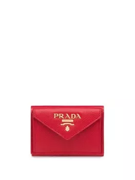 Prada кошелек из сафьяновой кожи, красный