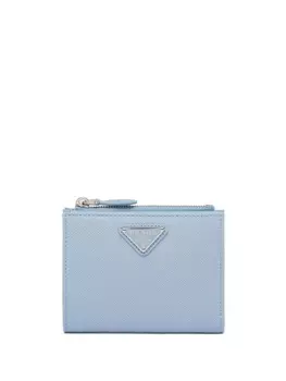 Prada кошелек из сафьяновой кожи с логотипом, синий