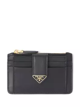 Prada кошелек из сафьяновой кожи с логотипом