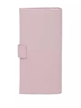 Prada кошелек из сафьяновой кожи с логотипом, розовый