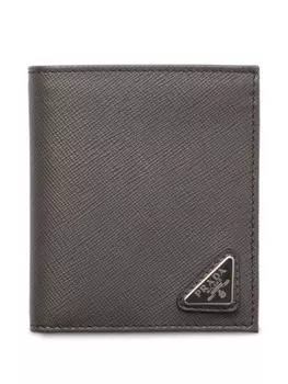 Prada кошелек из сафьяновой кожи, серый