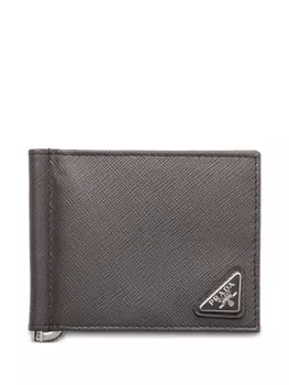 Prada кошелек из сафьяновой кожи, серый
