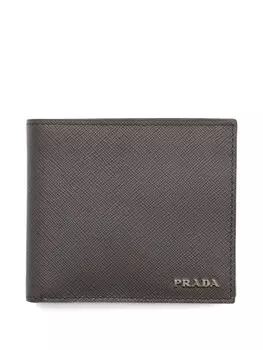 Prada кошелек из сафьяновой кожи, серый