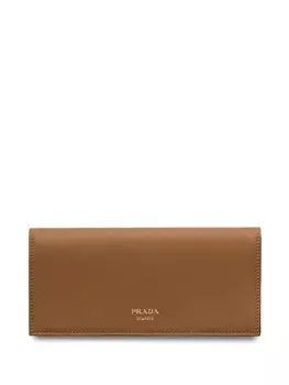 Prada кошелек-конверт, коричневый
