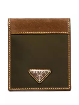 Prada кошелек Re-Nylon, зеленый